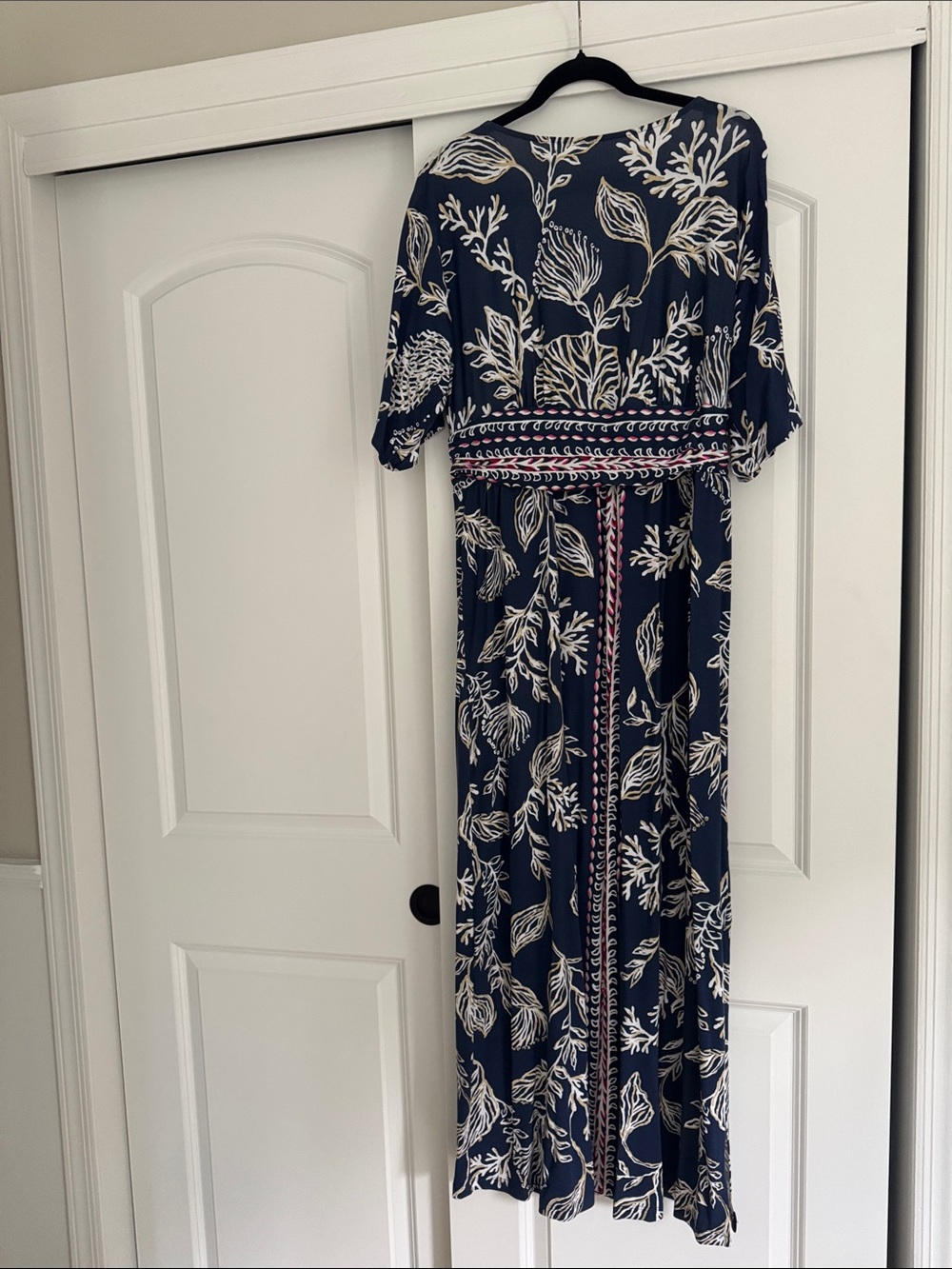 Lilly Pulitzer Parigi Boat neck Maxi Dress size L